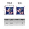 4th of July Throw Pillow Covers 18x18 Inch Set of