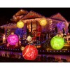 Hysagtek 60 cm Illuminated Inflatable Christmas Ball with Ground Spikes