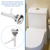 DEARMAMY Toilet Tank Buttons Single Flush Toilet Water Tank Push