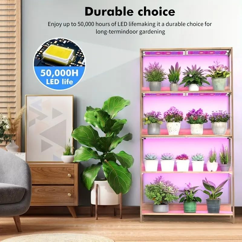 Under Cabinet Grow Light, 616 LEDs Plant Grow Lights for