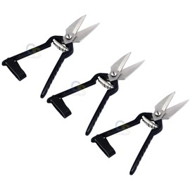G.S Set of 3 Pcs Goat And Sheep Hoof Trimmers 9" Stainless Steel Trimming Shears Multi-purpose Pruning Shears 2.5" Blade