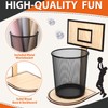 Patelai 2 Pcs Basketball Trash Can Basketball Hoop Trash Can,