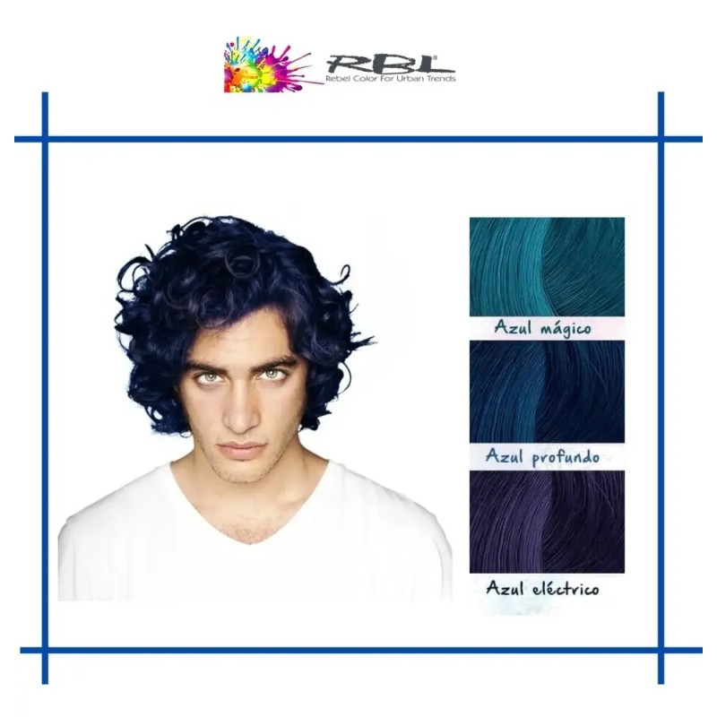 Tinte Para Cabello Rbl (colores Fantasía) TONO DE TINTE AZUL