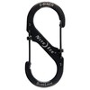 Nite Ize LSB4-11-R3 S-Biner Slide Lock Carabiner, Black, #4-75lb