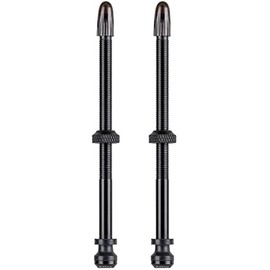 SCHWALBE Unisex's UTLV Tubeless Valve Pair, Black, 100mm