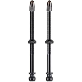 SCHWALBE Unisex's UTLV Tubeless Valve Pair, Black, 100mm