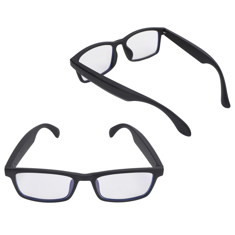 Smart Sound Glasses with Mic Blue Light Filter Touch Voice