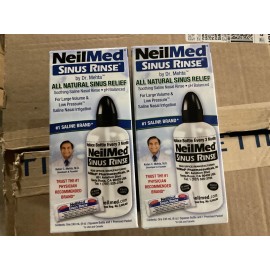 neilmed 2 Pack - NeilMed Sinus Rinse 1 Squeeze Bottles 8 OZ+1 Packet Exp date: 2028