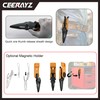 CEERAYZ 185mm Notch Scissors All Purpose Heavy Duty, Garden Shears,