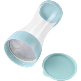 TAIZER Flour Sieve,Manual Flour Sieve,Stainless Steel Flour Sifter Fine Flour Strainer Sifter Manual Flour Sifter Kitchen Sieve Flour Baking Fine Mesh (2 Blue)