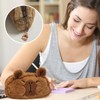 WUFGWBD 1 Capybara Pencil Case, 1 Resin Pendant, Cute Cartoon
