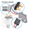 Brake Light Switch Low Pressure Pigtail Wire Connector Compatible with