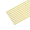 sourcing map Brass Rod,Brass Solid Round Rod 1.5mm/0.06inch Diameter 250mm