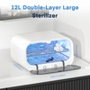 Yofuly Sterilizer for Esthetician, 12L Double-layer Large Sterilizer for Nail