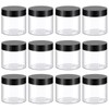TUZAZO 2 Oz Plastic Container Jars with Lids BPA Free,