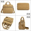 MT's SHOP SH321 Men's Shoulder Bag, Canvas, Lightweight, Multi-functional, Cross-body