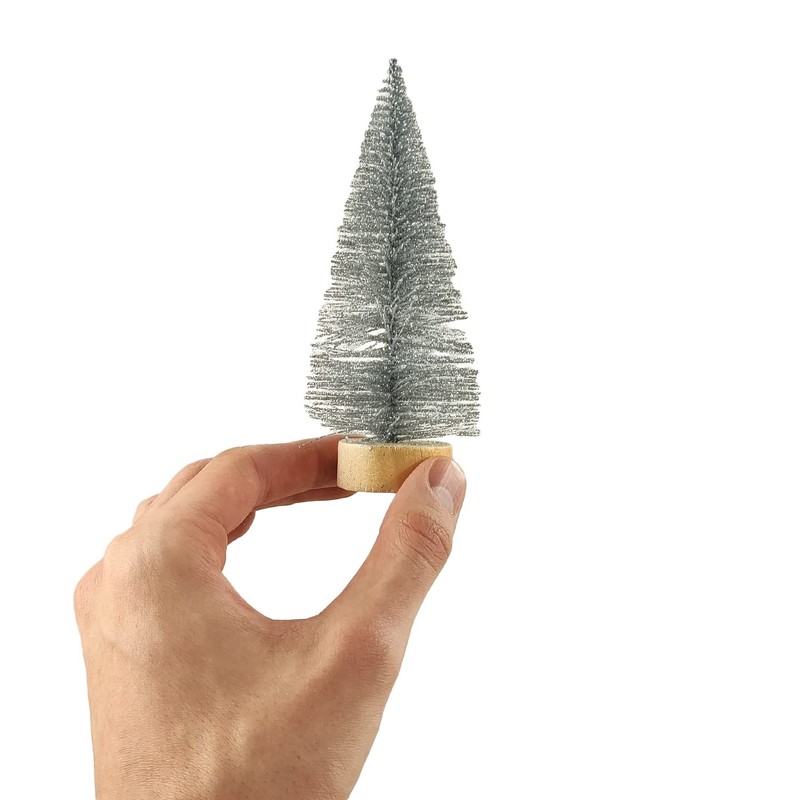 Netuno 1 x Glitter Christmas Tree 15 cm Christmas Tree