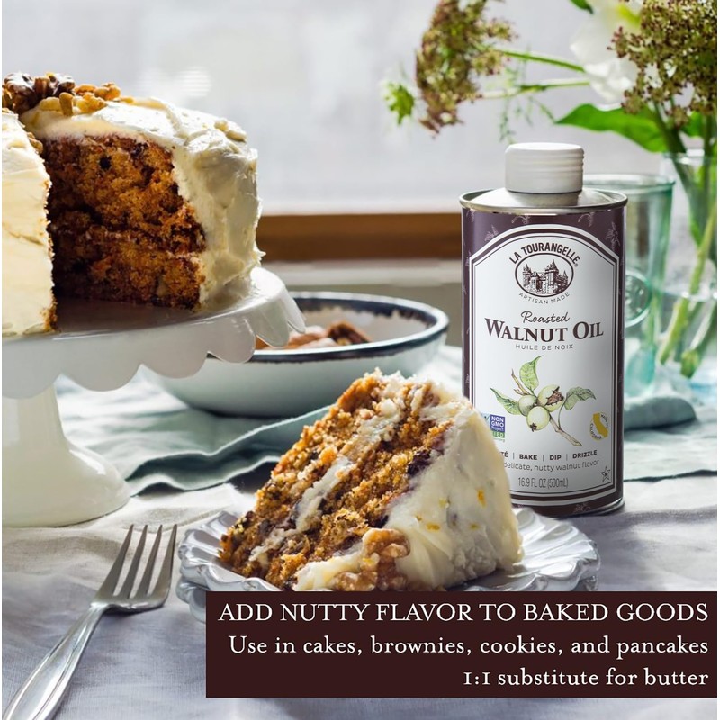 La Tourangelle, Roasted Walnut Oil, Plant-Based Source of Omega-3 Fatty