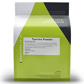 Peak Supps Taurine Powder 1Kg | Amino Acid | Suitable for Vegans | 3rd Party Tested