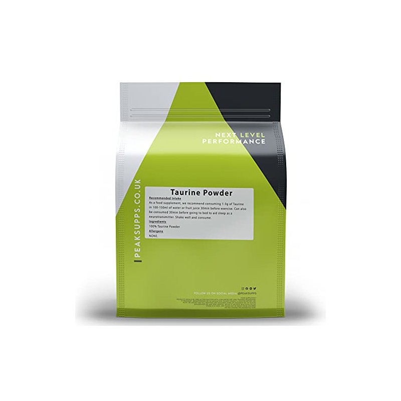 Peak Supps Taurine Powder 1Kg | Amino Acid | Suitable