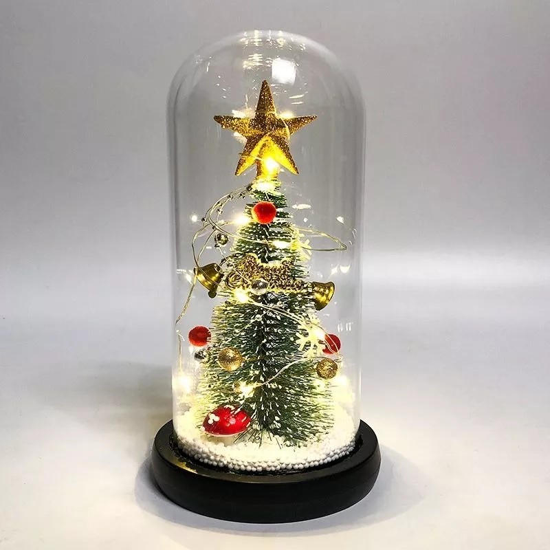 BOSSCO Flor Rosa Eterna Boda Amor Navidad Luz Led Ideal