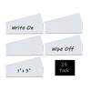 Write On Wipe Off Colored Magnet Strips (1" x 3",