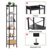 ZERDER 6 Tier Bookshelf,Book Shelf, Bookcase with 6 Shelves and
