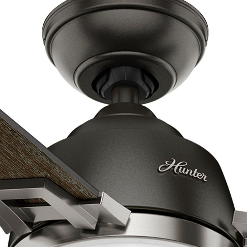 Hunter Leoni Indoor Ceiling Fan with LED Light and Remote