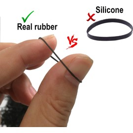 Mini Rubber Bands, Soft Elastic Bands, Premium Small Tiny Black Rubber Bands Ponytail for Kids Hair, Braids Hair, Wedding Hairstyle (2000 Pieces, Black)