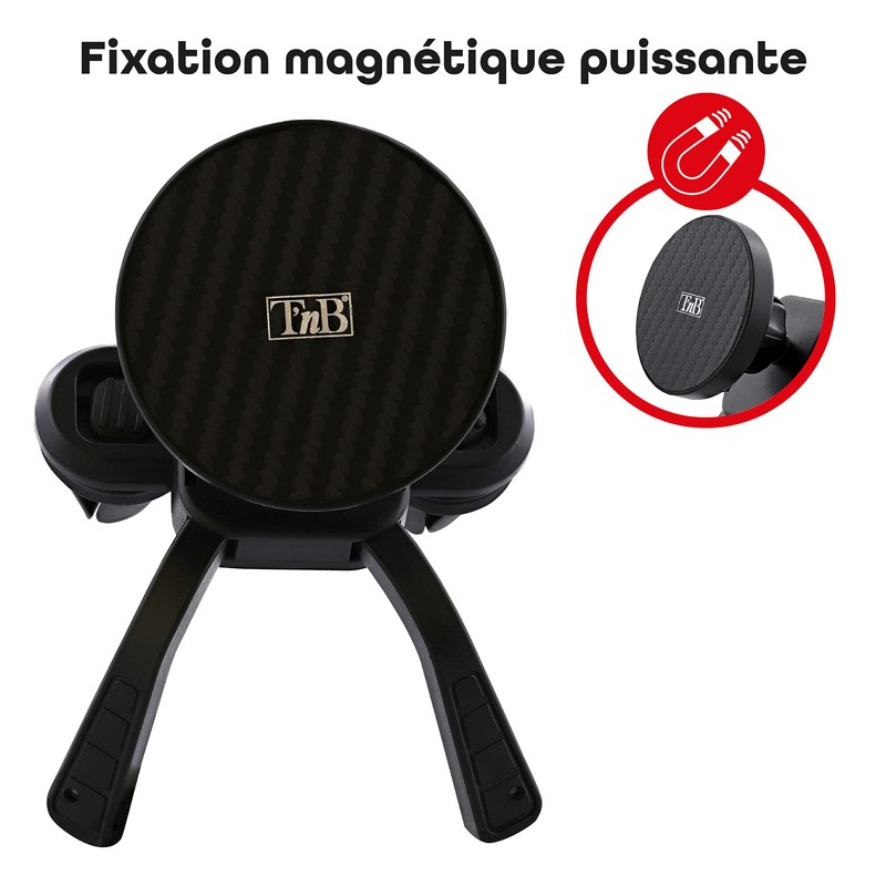 T'nB Premium Ventilation Grille Holder Black