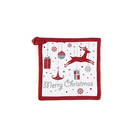 Excelsa Merry Christmas Kitchen Pot Holder 20 x 20 cm Cotton and Polyester (65431)