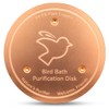 Mellbree Copper Bird Bath Cleaner Disk, 0.6mm Thick 99.9% Pure