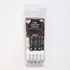 5 Rainbow Dust Double-Ended Food Art Edible Ink Pens