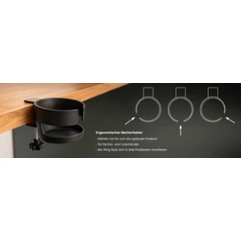 Girafus Tridirectional Cup Holder Table Drink Holder Desk Bottle Holder Bed Cup Holder Desk Caravan Accessories Cup Holder Office Cup Holder Table Top