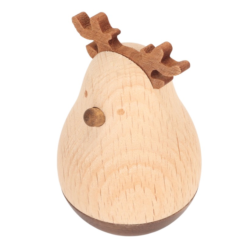 Deer Wobbler Cute Exquisite Sturdy Durable Wood Decorative Eye Catching