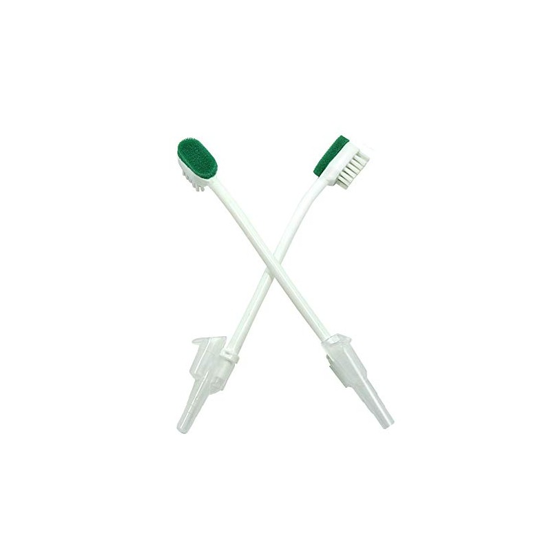 Cepillo dental de succión, 30 unidades, Blanco, Suave, Cerdas suaves,