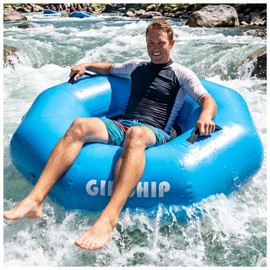 Inflatable River Tube Octagon Heavy Duty PVC Floating Tube for Adults