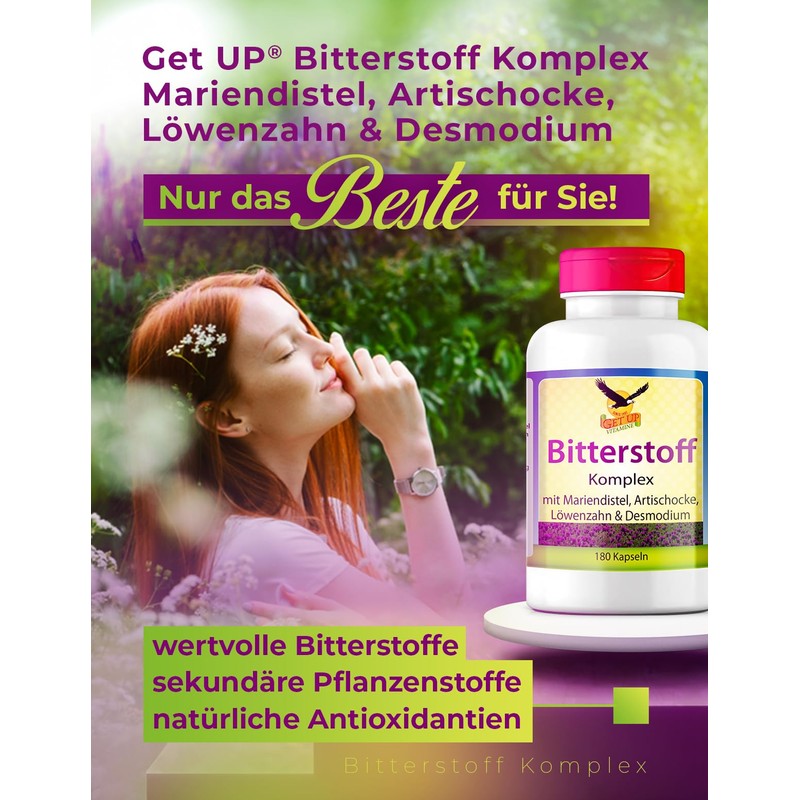 Get UP® Bitter Substance Complex with Milk Thistle, Artichoke, Dandelion