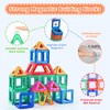 aaczly Magnetic Tiles for Kids 82PCS Magnetic Building Blocks Magnets
