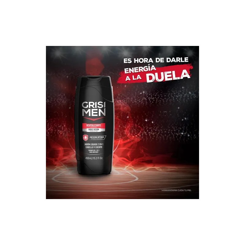 Grisi Men Revitalizante Pack Jabón Líquido Y Barra Corporal