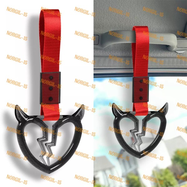 Unbranded Crystal Devil Broken Heart TSURIKAWA BK Ring Car Bus
