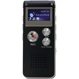 Digital Voice Recorders 8GB Audio Recorder Voice Activated Recorder for Lectures, Meetings, Interviews Recording Device Tape Recorder with Microphone USB , MP3 Player (8GB) - Color: 16GB