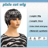 Pixie Short Wigs for Black Women Natural Layered black wigs