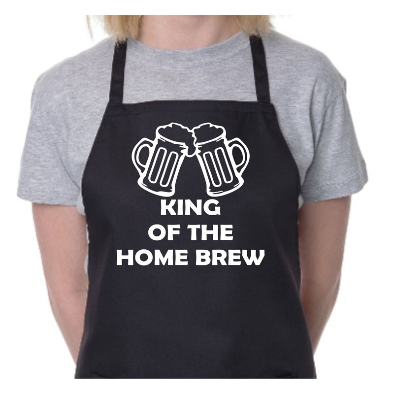 Print4U King Of The Home Brew Funny BBQ Baking Cooking