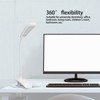 Clip Light USB Rechargeable 3 Speed Touch Foldable Flexible Gooseneck
