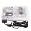 for PS Slim Clear Case DIY Replacement Transparent Game Console