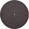 Genuine Leather Turntable Platter Mat - Dark Brown