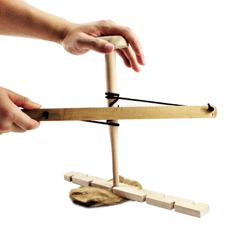 Wood Drilling Fire Making Tool Survival Emergency Ignitor Kit for