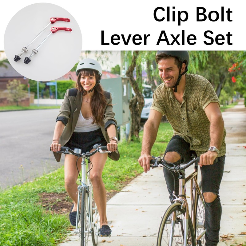 REBECASKYENS 1 Quick Release Fork Front And Rear Hub Quick