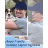 Yahenda 3 Pcs XXXL Oversize Baseball Cap 23.6-26.8 Inches Adjustable